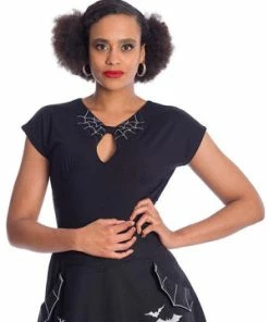 Banned Release The Spiders Top 9 Banned Release The Spiders Top -Spooky Threads 06 30 TP10433BLK 1583 300x