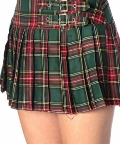 Banned Darkdoll Mini Skirt -Spooky Threads 1549050409SBN216 20GRN 20 4 300x