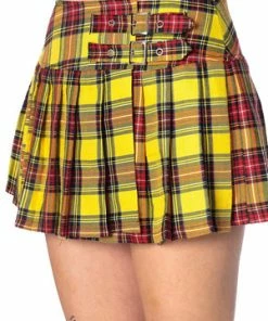 Banned Darkdoll Mini Skirt -Spooky Threads 1549050462SBN216 20YELLOW 20 4 300x