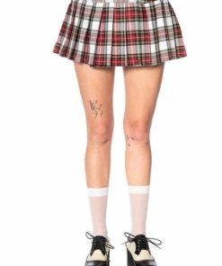 Banned Darkdoll Mini Skirt -Spooky Threads 1550261717SBN216 20WHT 20RED 20 2 300x