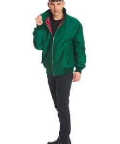 Banned Unisex Harrington Jacket -Spooky Threads 1641210013JBN615BRGRN4156 300x