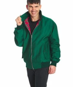 Banned Unisex Harrington Jacket -Spooky Threads 1641210013JBN615BRGRN4157 300x