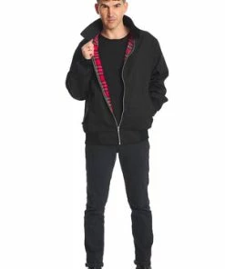 Banned Unisex Harrington Jacket -Spooky Threads 1641210132JBN615BRLK 204143 300x