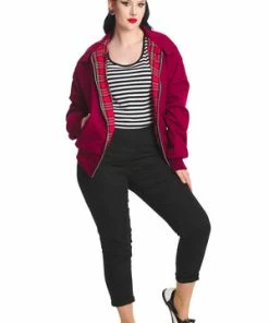 Banned Unisex Harrington Jacket -Spooky Threads 1641210248JBN615BRG4336 300x