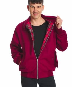 Banned Unisex Harrington Jacket -Spooky Threads 1641210248JBN615BRG 20SMALL4141 300x