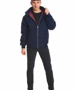 Banned Unisex Harrington Jacket -Spooky Threads 1641210294JBN615NAVY4149 300x