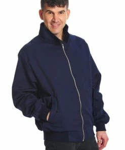 Banned Unisex Harrington Jacket -Spooky Threads 1641210294JBN615NAVY4150 300x