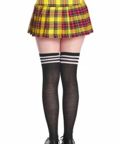Banned Darkdoll Mini Skirt -Spooky Threads 1641210984SBN216 20YELLOW2888 300x