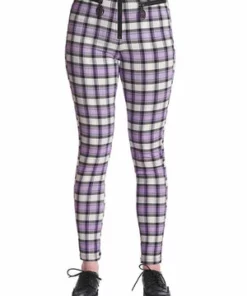 Banned Rumor Has It Trousers 40 Banned Rumor Has It Trousers -Spooky Threads 1642506279TR31140 20LILAC 20CHECK 20TP10340 20BLK2998 300x