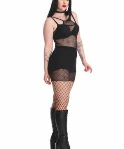 Banned Drop Dead Lace Dress -Spooky Threads 1642517207DR16773 20BLK3187 300x