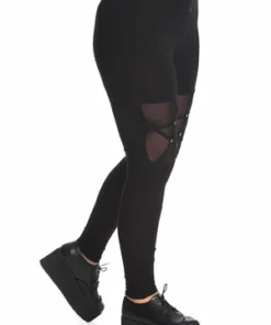 Banned Queen Vix Leggings -Spooky Threads 1642518008LG67039 20BLK 20TP10467 20BLK3357 300x
