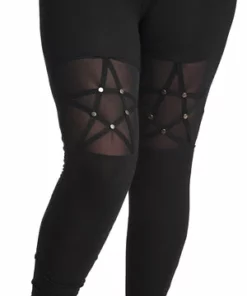 Banned Queen Vix Leggings -Spooky Threads 1642518008LG67039 20BLK 20TP10467 20BLK3359 300x