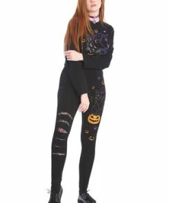 Banned Spell On Me Leggings 11 Banned Spell On Me Leggings -Spooky Threads 1642518143LG67040 20BLK3400 300x