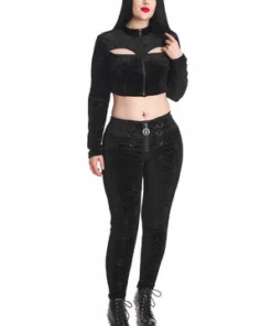 Banned Dream Crusher Leggings -Spooky Threads 1642518189LG67041BLK 20TP10472 20BLK3551 300x