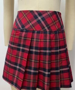 Banned Sisterhood Skirt -Spooky Threads 1642626333SK25405 20RED 6764 300x