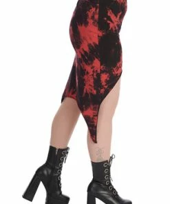 Banned Tears In Heaven Skirt -Spooky Threads 1658745113SK25336 20RED 3 300x