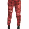 Banned Creep Trousers -Spooky Threads 1659026301TR31149RED 1 300x