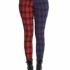 Banned Tartan Baily Trousers 1 Banned Tartan Baily Trousers -Spooky Threads 1659026637TR31156 20RED 20PURPLE 20CHECK 1 300x