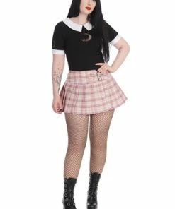 Banned Darkdoll Mini Skirt -Spooky Threads 1659542991TP10316 20BLK 2 300x
