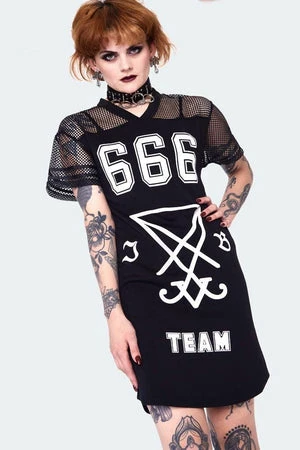 Jawbreaker 666 Team Support Jersey Dress 3 Jawbreaker 666 Team Support Jersey Dress