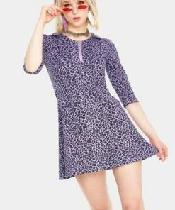 Jawbreaker Animal Nature Leopard Mini Dress