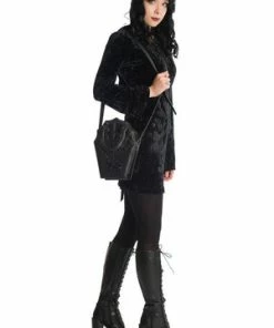 Banned Big Crush Hoodie Dress -Spooky Threads Big Crush Hoodie Dress Banned 12 300x