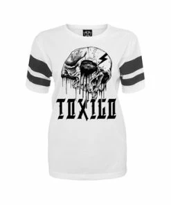 Toxico Bolt Skull Mesh Tee -Spooky Threads Bolt Skull Mesh Tee Toxico 3 300x