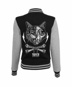 Toxico Cat Skull College Jacket -Spooky Threads Cat Skull College Jacket Toxico 35b5daa7 445c 4a50 a2eb dac276733b92 300x