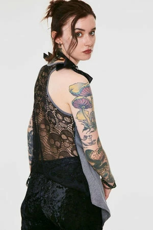 Jawbreaker Deathclock Top - Grey Or Black 4 Jawbreaker Deathclock Top - Grey Or Black - Image 2