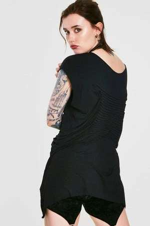 Jawbreaker Jersey Pleat Front Top 4 Jawbreaker Jersey Pleat Front Top - Image 2