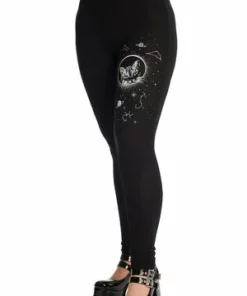 Banned Space Cat Leggings -Spooky Threads LG67034BLK 20TP10442BLK 0777 300x