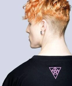 Long Clothing Mishka 2.0 Death Adder Chain T-Shirt - Gold Or Turquoise -Spooky Threads Mishka 2 0 Death Adder Chain T Shirt Gold or Turquoise Long Clothing 5 300x