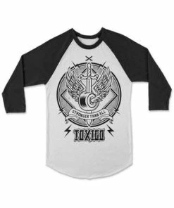 Toxico Only The Strong Raglan Tee