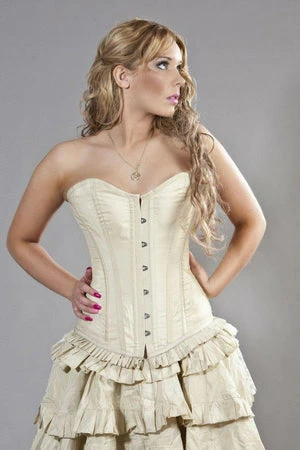 Burleska Petra Long Line Overbust Steel Boned Corset In Taffeta 4 Burleska Petra Long Line Overbust Steel Boned Corset In Taffeta - Image 2