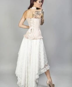 Burleska Petra Zip Long Line Overbust Burlesque Corset In King Brocade -Spooky Threads Petra Zip Long Line Overbust Burlesque Corset In King Brocade Burleska 10 300x