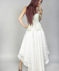 Burleska Petra Zip Long Line Overbust Burlesque Corset In King Brocade -Spooky Threads Petra Zip Long Line Overbust Burlesque Corset In King Brocade Burleska 13 300x