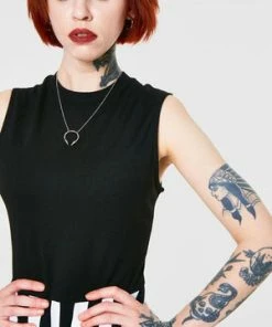 Jawbreaker Recently Deceased Striped Dress -Spooky Threads Recently Deceased Striped Dress Jawbreaker 4 300x