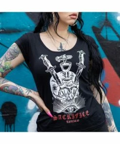 Toxico Sacrifice Cut-Back Tee -Spooky Threads Sacrifice Cut Back Tee Toxico 3 300x