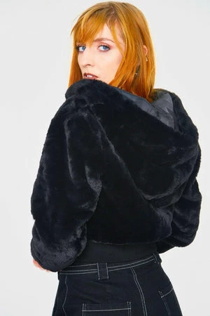 Jawbreaker Star Struck Faux Fur Jacket 4 Jawbreaker Star Struck Faux Fur Jacket - Image 2