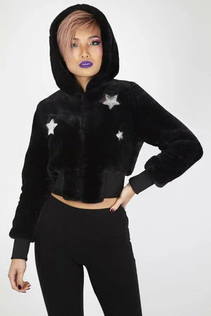 Jawbreaker Star Struck Faux Fur Jacket 5 Jawbreaker Star Struck Faux Fur Jacket - Image 3