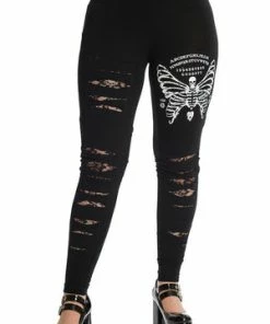 Banned Skeleton Butterfly Leggings -Spooky Threads TP10440 20LG67033 0750 300x