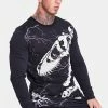Jawbreaker Unisex Dino Bones Long Sleeve Sweatshirt -Spooky Threads Unisex Dino Bones Long Sleeve Sweatshirt Jawbreaker 300x