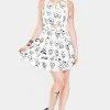 Jawbreaker Vertex Skulls Dress -Spooky Threads Vertex Skulls Dress Jawbreaker 300x