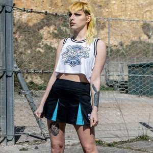 Toxico Skull & Bones Cheer Skirt 4 Toxico Skull & Bones Cheer Skirt - Image 2