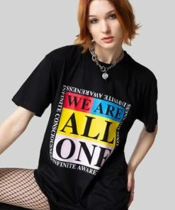 Long Clothing We Are All One T-Shirt - Unisex -Spooky Threads We Are All One T Shirt Unisex Long Clothing 3 300x