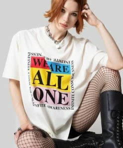 Long Clothing We Are All One T-Shirt - Unisex -Spooky Threads We Are All One T Shirt Unisex Long Clothing 7 300x