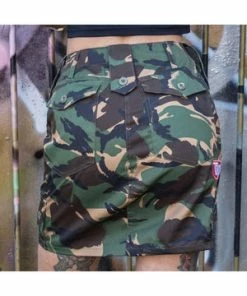 Toxico Woodland Camo Skirt 11 Toxico Woodland Camo Skirt -Spooky Threads Woodland Camo Skirt Toxico 5 300x