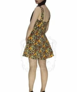 Dr Faust Aztec Ancient Civilisation Mini Dress - Daphne -Spooky Threads aztec ancient civilisation mini dress daphne dr faust 3 300x