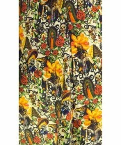 Dr Faust Aztec Ancient Civilisation Mini Dress - Daphne -Spooky Threads aztec ancient civilisation mini dress daphne dr faust 5 300x