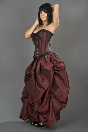Burleska Ballgown Victorian Maxi Skirt In Taffeta 4 Burleska Ballgown Victorian Maxi Skirt In Taffeta - Image 2